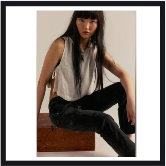 nwot Free People We The Free Hot In It Moto Pants - Picture 2 of 3